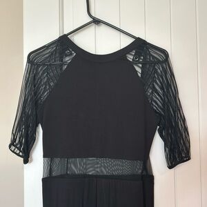 Black lyrical/jazz flowy pants costume